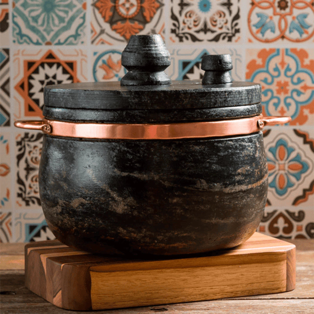 Panela de Pressão de Pedra - 6 Litros