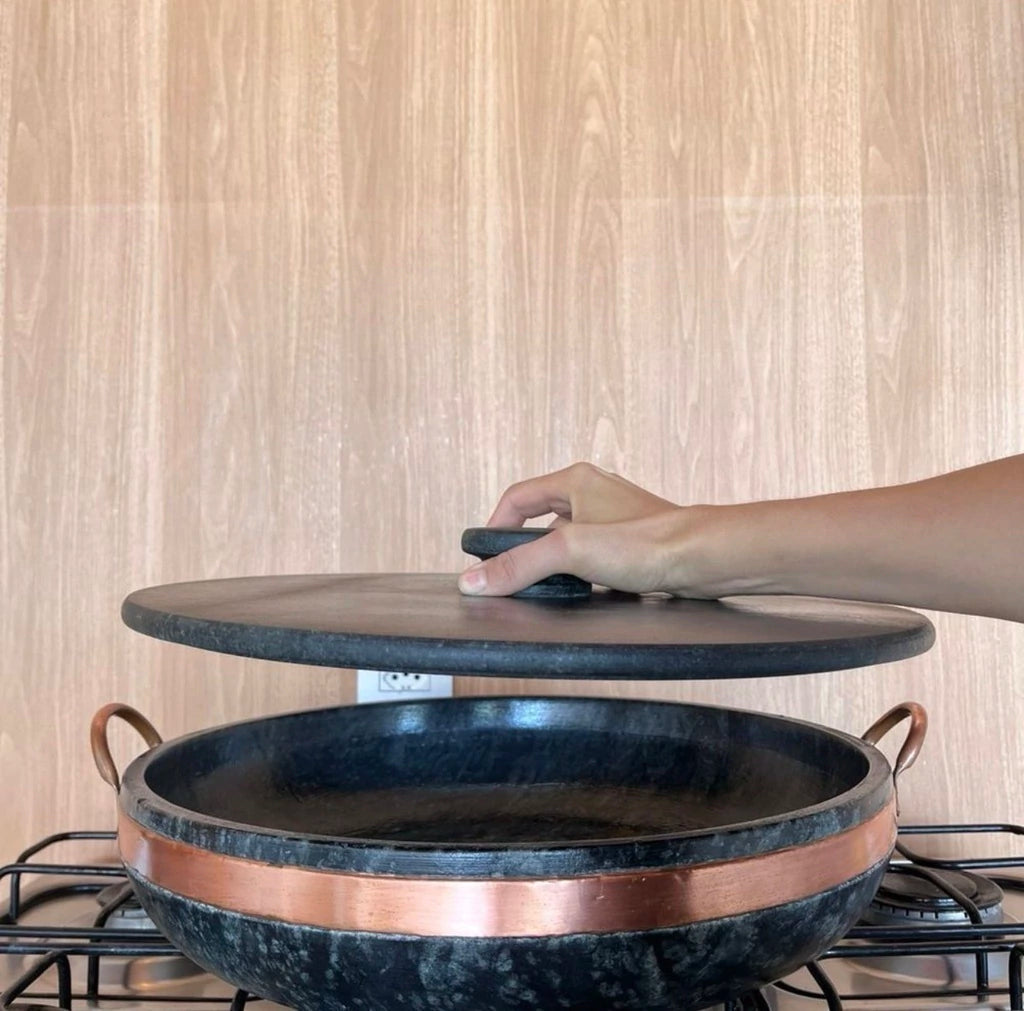 Panela de Paella - 40 cm (Acompanha Tampa)