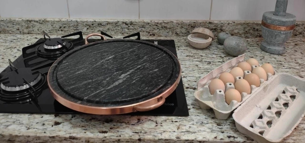 Grelha de Pedra Redonda - 35 CM 2 Avaliações | 6 Perguntas