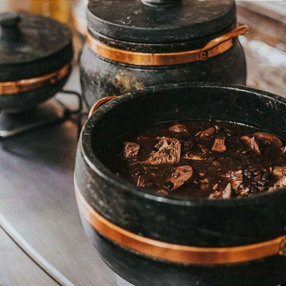 Jogo de Panelas de Pedra - 3 Peças Cozinha de Pedra 2.0